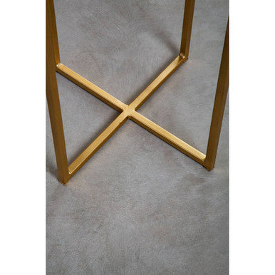 Mandoli Natural Marble Side Table