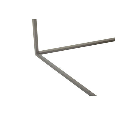 Set of 3 Nesting Side Tables with Warm Metallic Round Tops and Grey Metal Bases, Korba