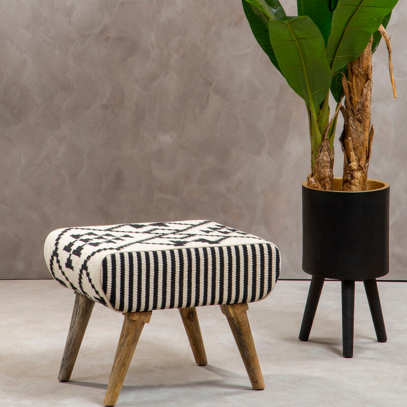 Cefena Berber Style Footstool