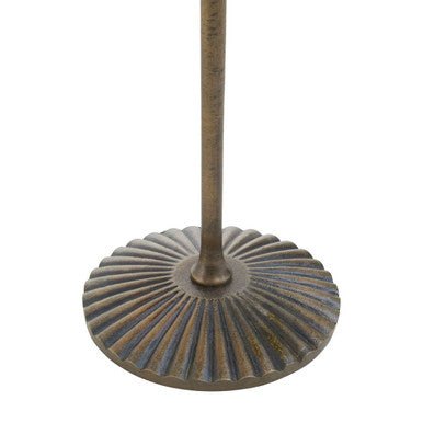 Pali Large Antique Brass Finish Side Table