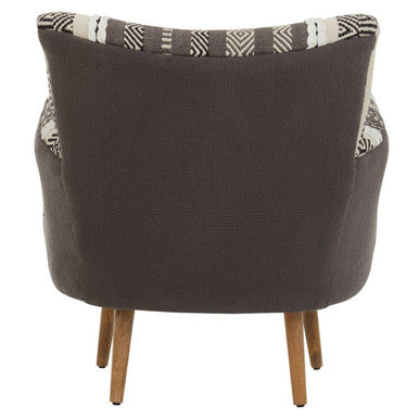 Cefena Grey And White Chair