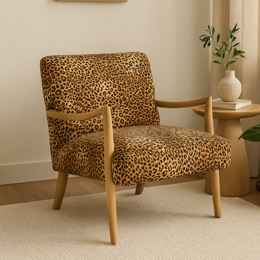Leopard Print Chair | Cefena
