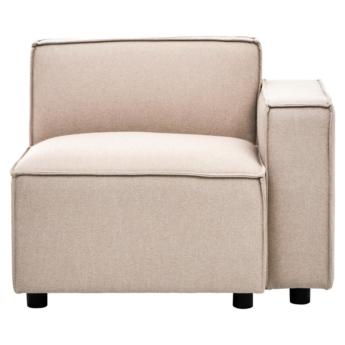 Natural Fabric Right Arm Modular Sofas, Toulouse