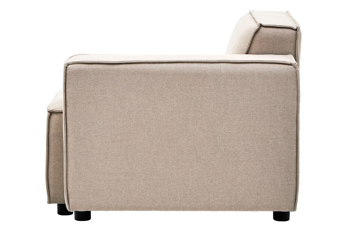 Natural Fabric Right Arm Modular Sofas, Toulouse