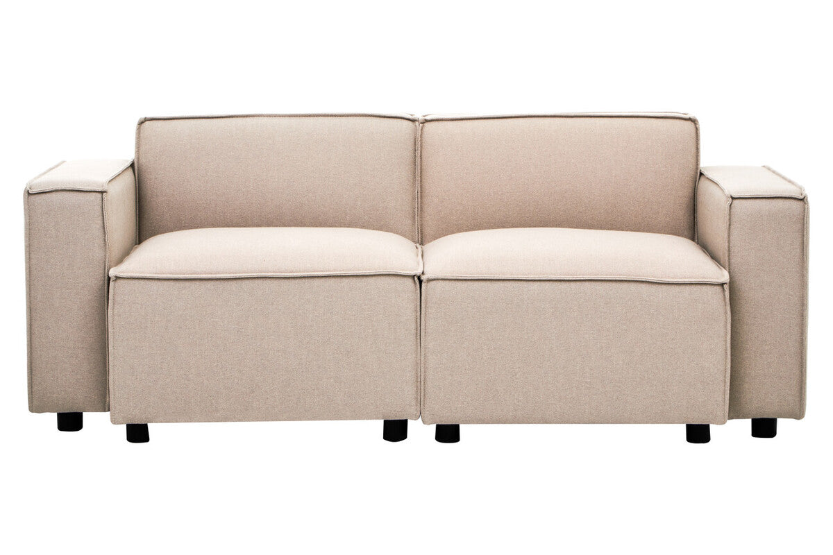 Natural Fabric Right Arm Modular Sofas, Toulouse