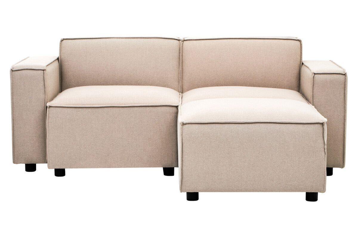 Natural Fabric Right Arm Modular Sofas, Toulouse