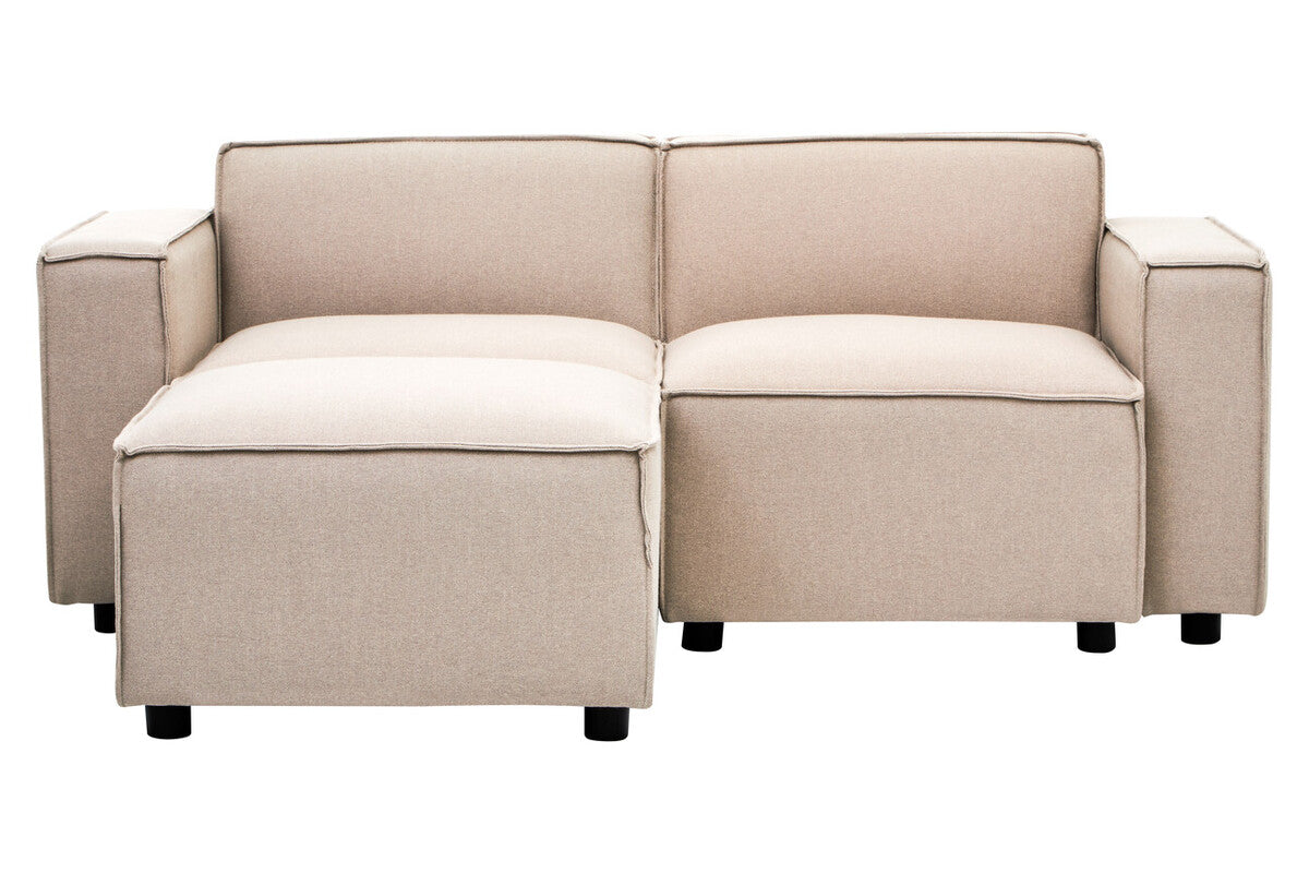 Natural Fabric Right Arm Modular Sofas, Toulouse
