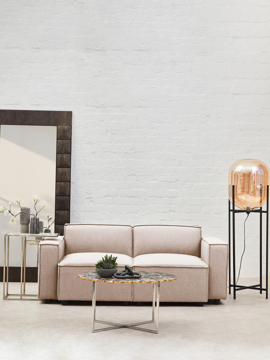 Natural Fabric Right Arm Modular Sofas, Toulouse