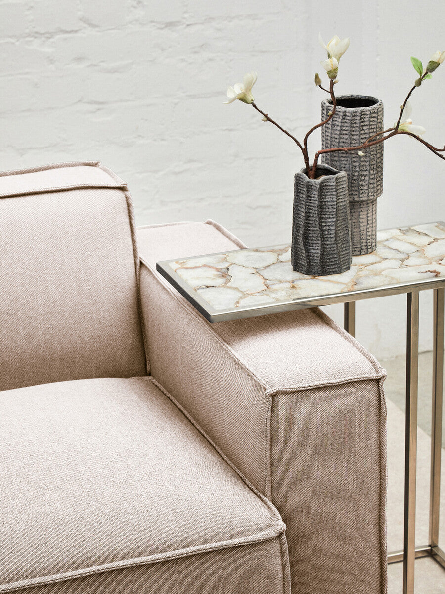 Natural Fabric Right Arm Modular Sofas, Toulouse