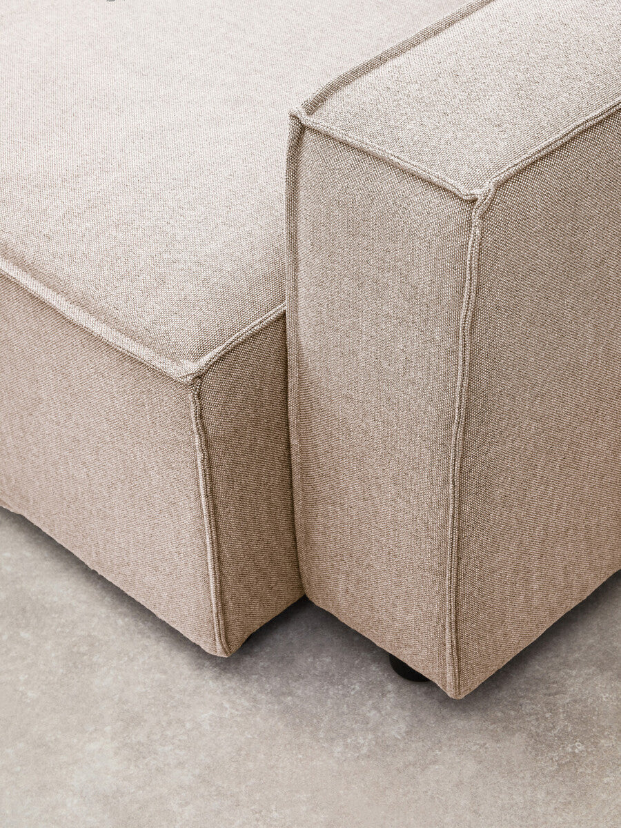Natural Fabric Right Arm Modular Sofas, Toulouse