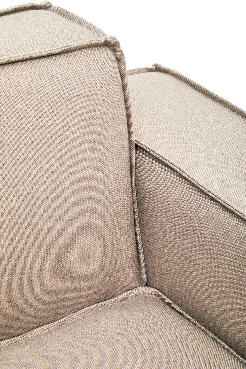 Natural Fabric Right Arm Modular Sofas, Toulouse
