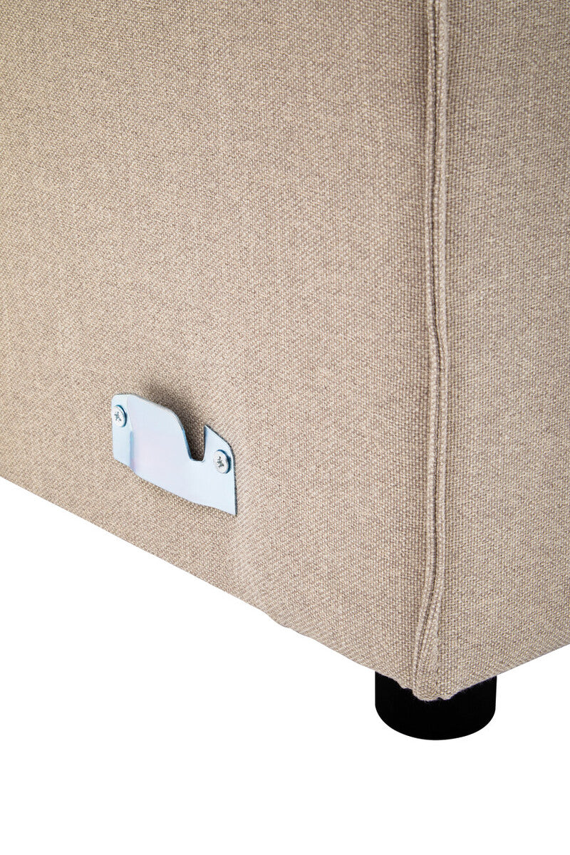 Natural Fabric Right Arm Modular Sofas, Toulouse