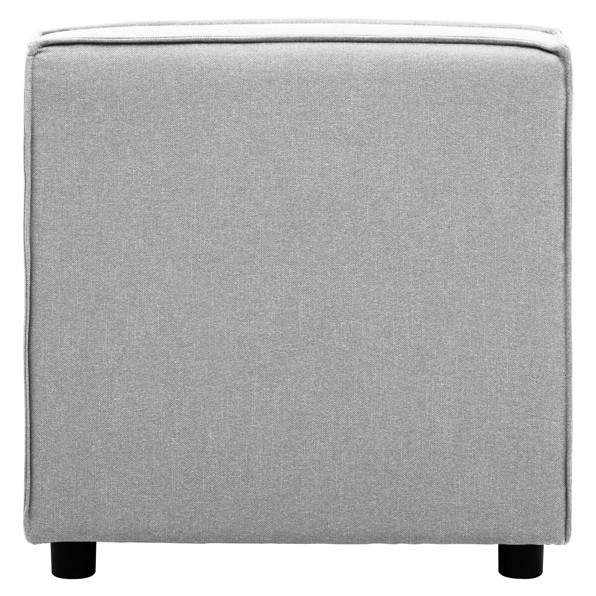Toulouse Grey Fabric Armless Sofa Chair