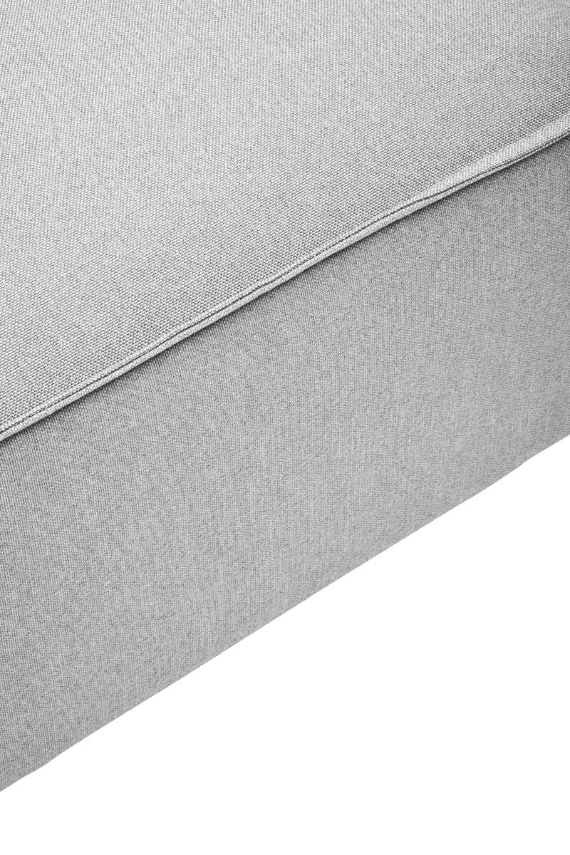 Grey Fabric Modular Ottoman, Toulouse
