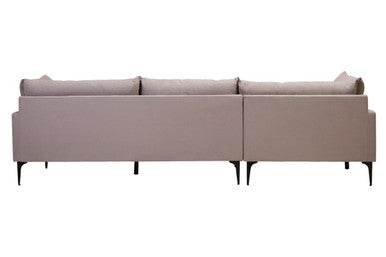 3 Seater Grey left Chaise Sofa, Comfee