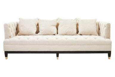 3 Seater Viola Sand Fabric Sofa, Sefira