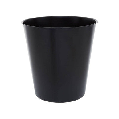 Allegra Black Stainless Steel Waste Bin with Green Detail