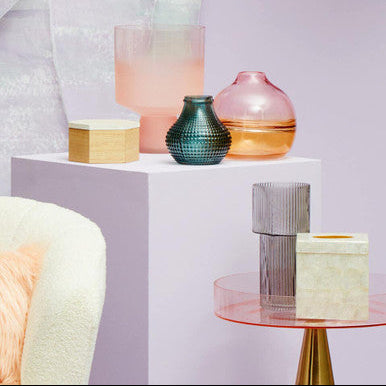 White Shell Square Tissue Box | Palu