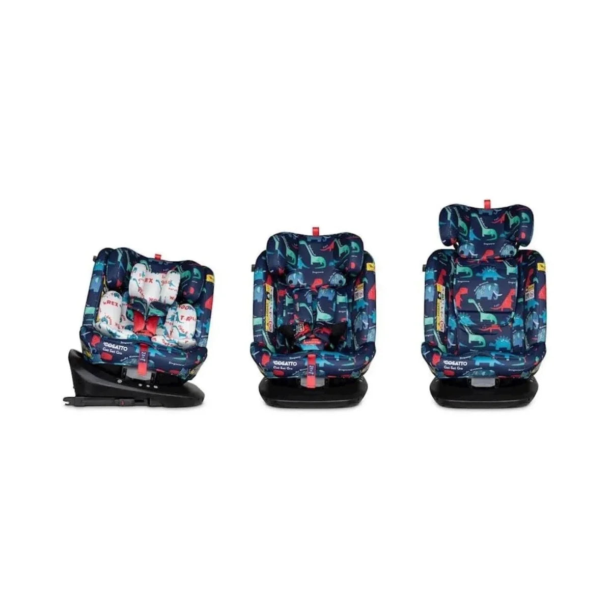 Cosatto Get Set Grow i-Size 360 Car Seat - D Is For Dino