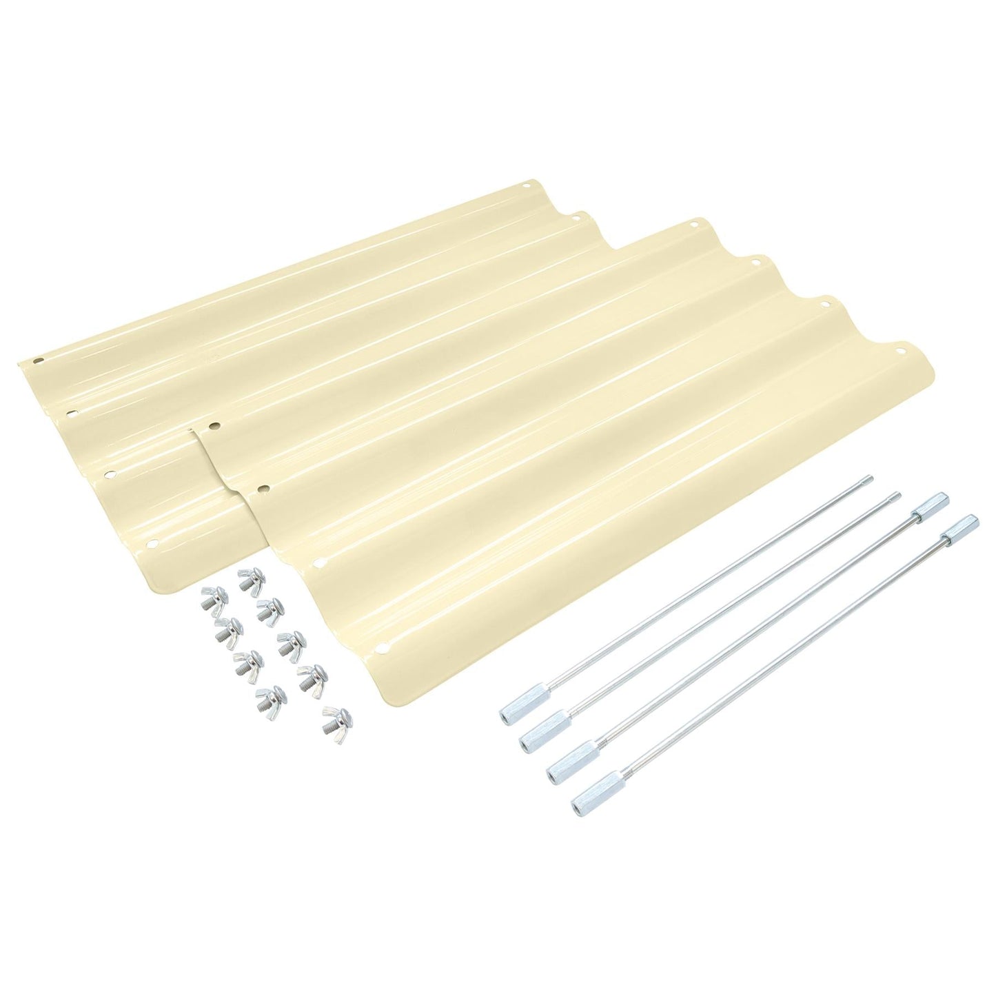 Galvanised Steel Raised Garden Bed Extension Set - 50cm