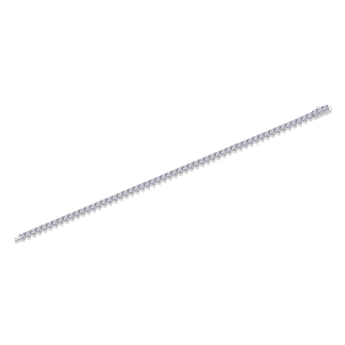 Mark Luxury Fashion Mosan Diamond S925 Silver Bracelet Comparable To Natural Diamonds