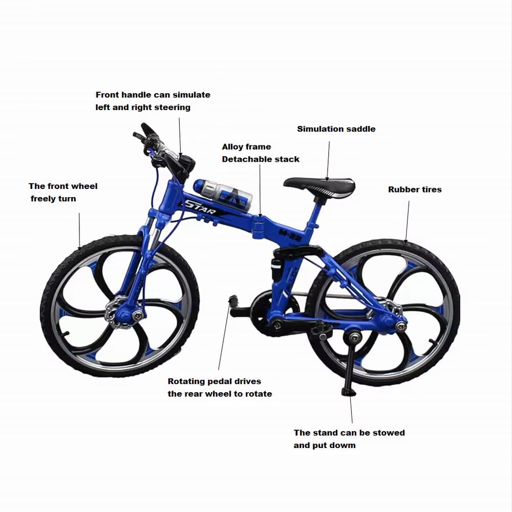 6pcs Metal Bikes