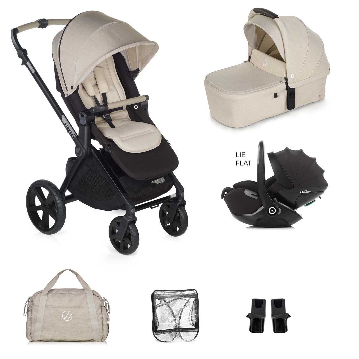 Jane Muum-4 Kombibaby 360 Lie-Flat Car Seat Travel System