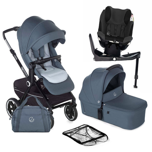 Jane Crosslight-3 Trio Fix with iKonic-2 Swivel Car Seat Bundle (0-4 years)