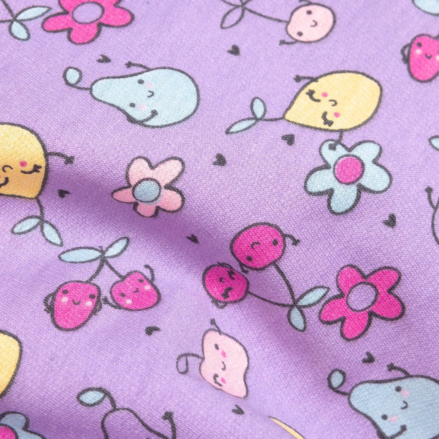 HelloBaby Baby Girl Fruit Patterned Sweatshirt - Printed