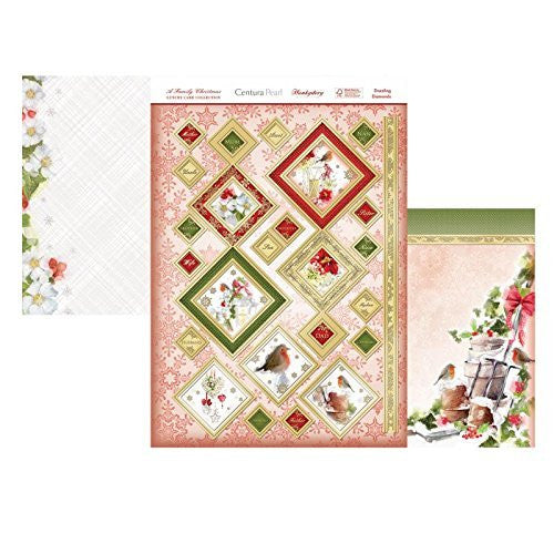 a family christmas luxury card collection topper set dazzling diamonds