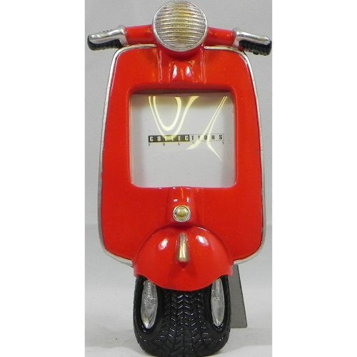 Vespa Scooter Photo Frame Red