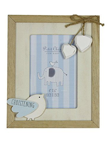 petit cheri 4 x6 christening frame