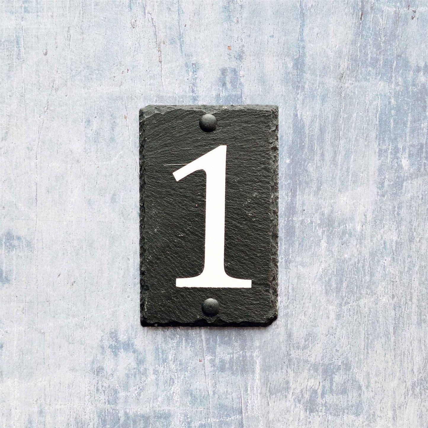 Number 1 Slate House Sign