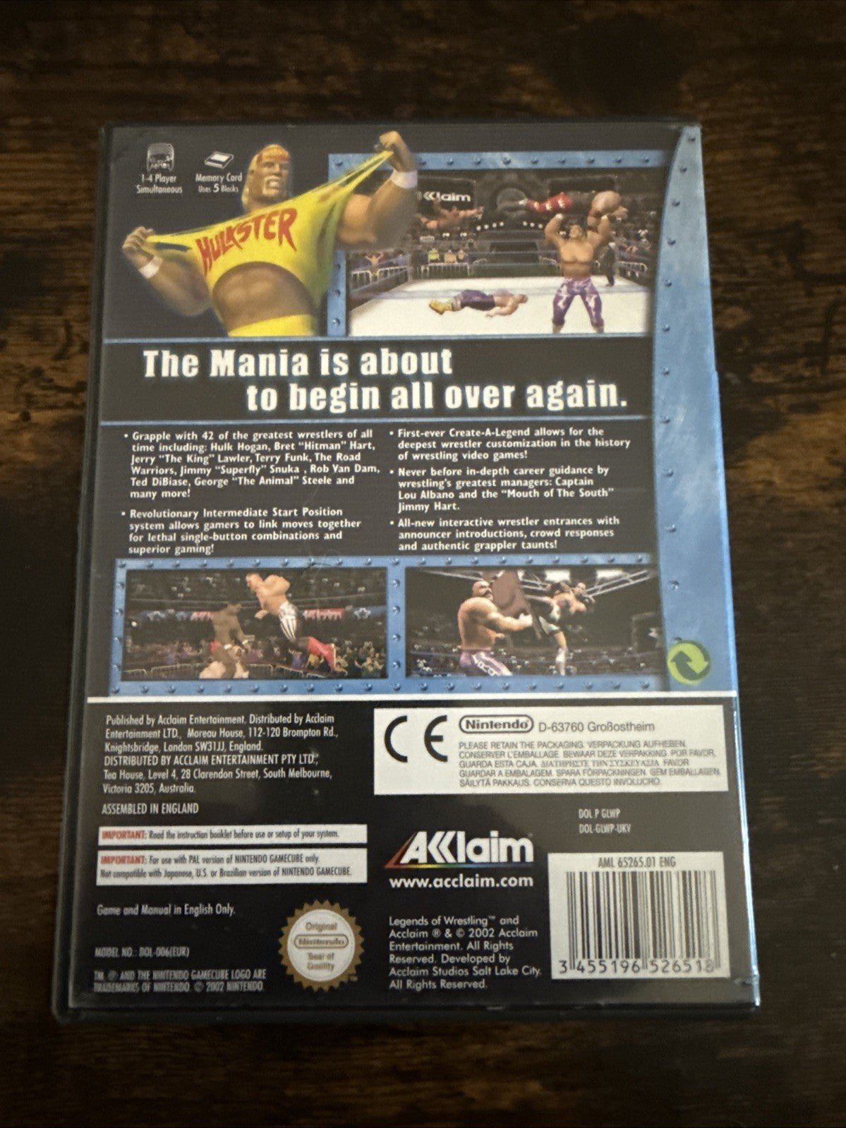 🎮 Nintendo GameCube: Legends of Wrestling ✅ | Tested 💿