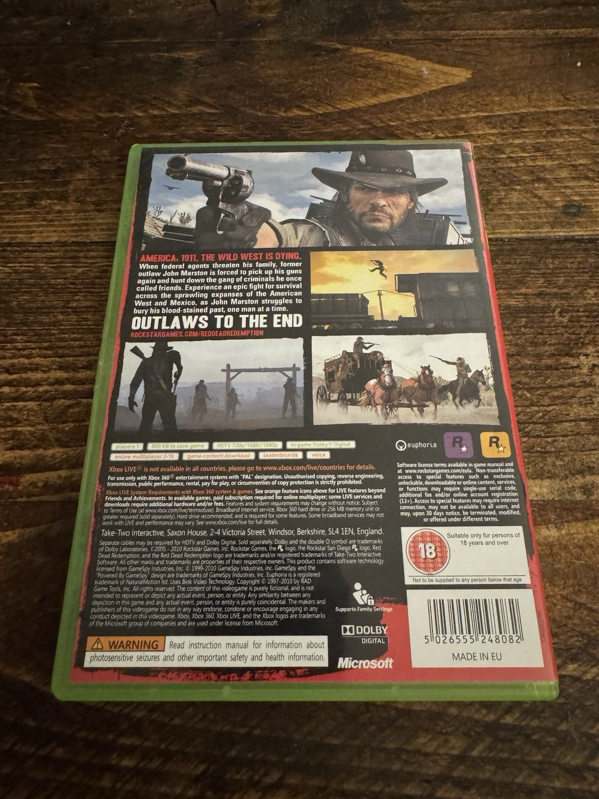 🎮 Xbox 360 Rockstar Games Presents Red Dead Redemption