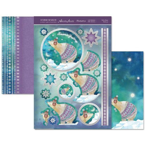 hunkydory  stylish season polar bear pullover topper set