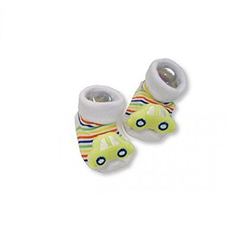 Bambino Cute Animale 3d Sonaglio Calzini Taglia 0 - 3 mesi Cars 0-3 mesi