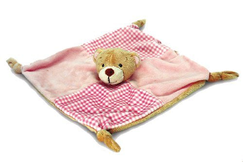 Pink Teddy Bear Comfort Blanket
