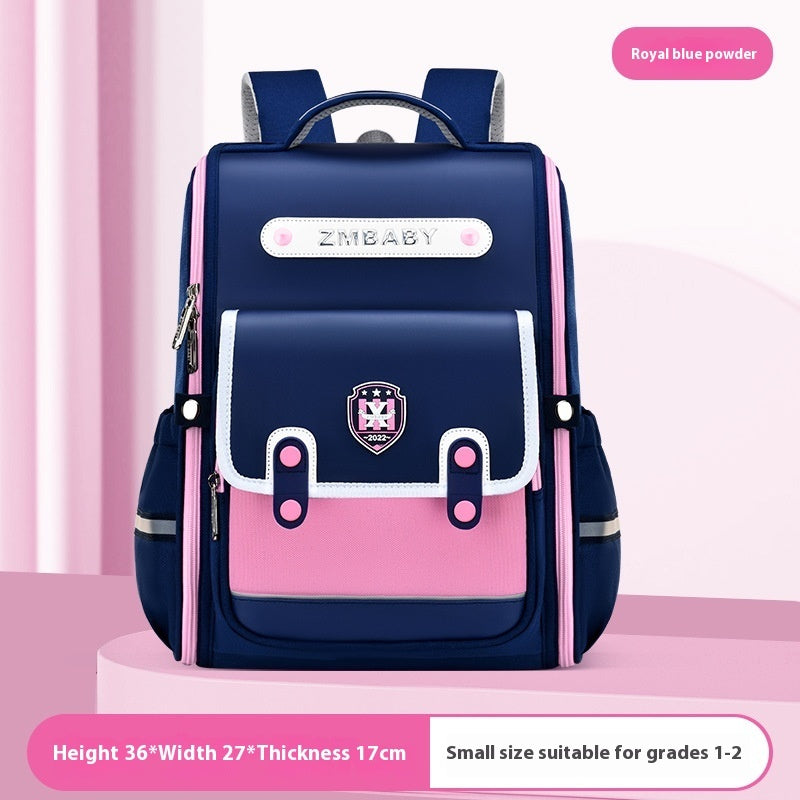 New Sesame Baby Primary School Schoolbag Grade 1-3-6 British Style Boys' Schoolbag Lightweight Girls Backpack