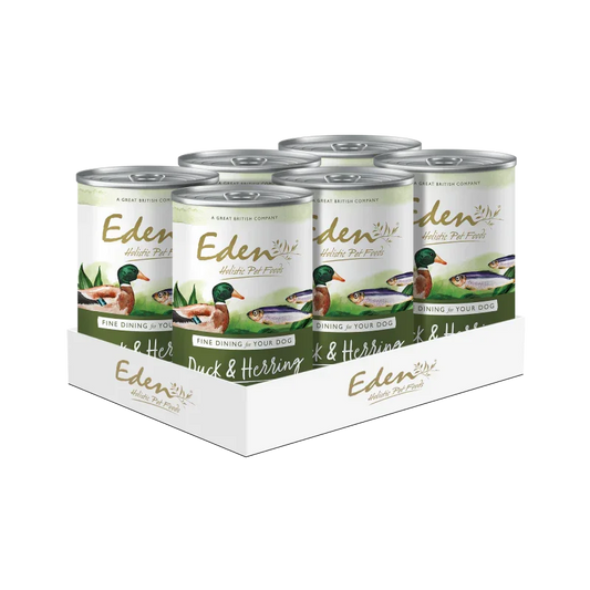 Gourmet Duck & Herring 6x400G - Eden Holistic Pet Foods