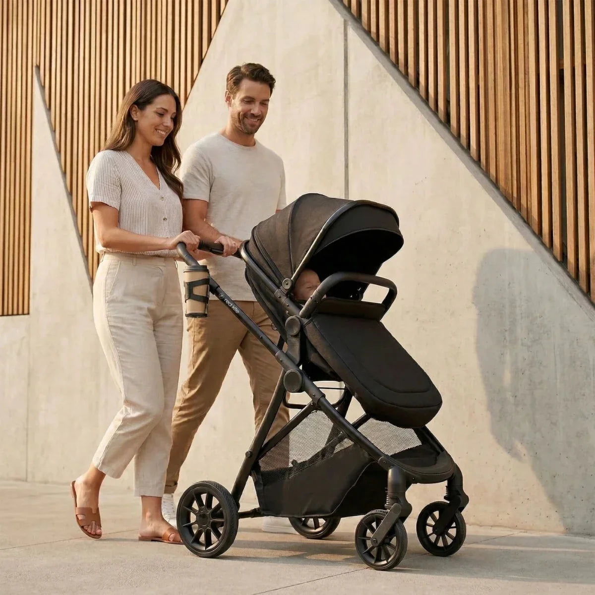 Red Kite Push Me Savanna i Travel System - Black
