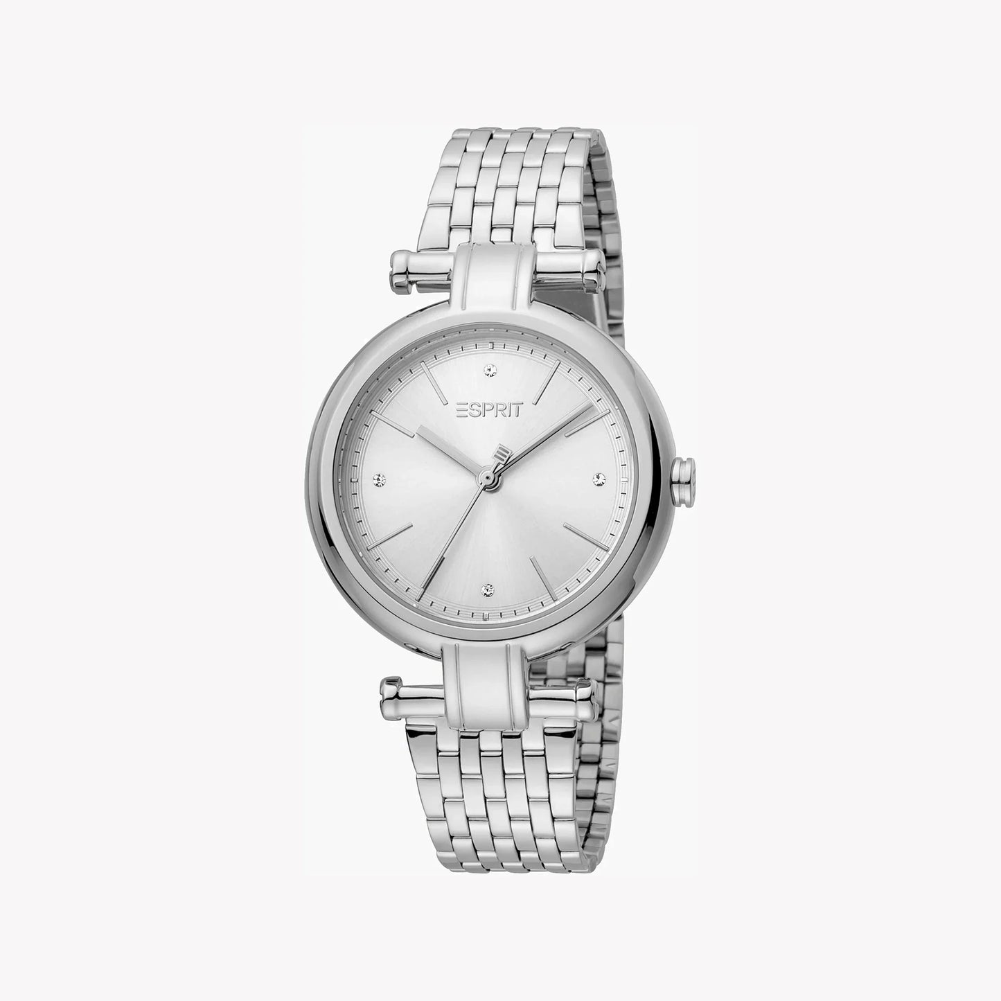 Esprit Women's Silver Stainless Steel Watch, Silver Dial | Es1l078m0015