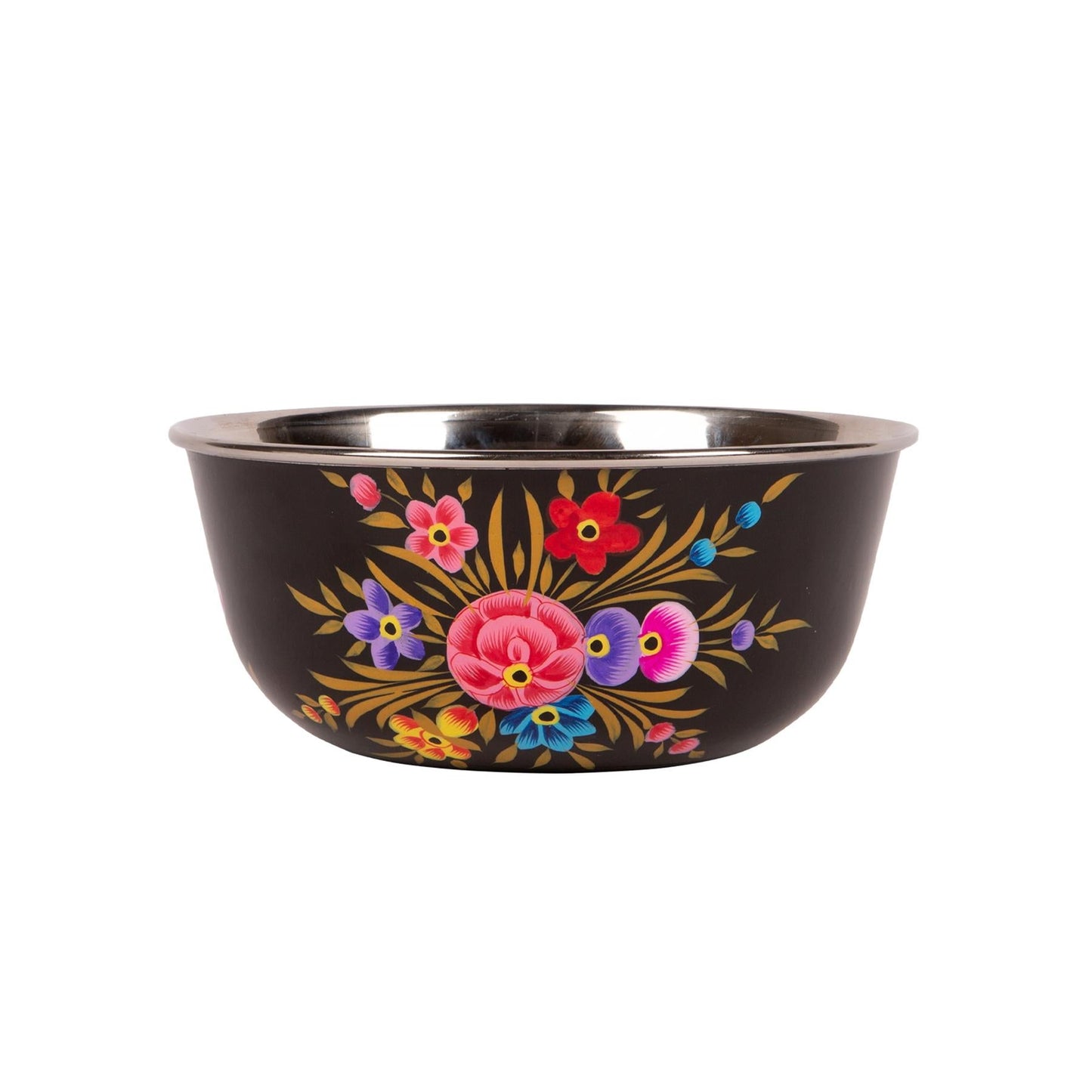 Pansy 16.5cm Stainless Steel Picnic Bowl