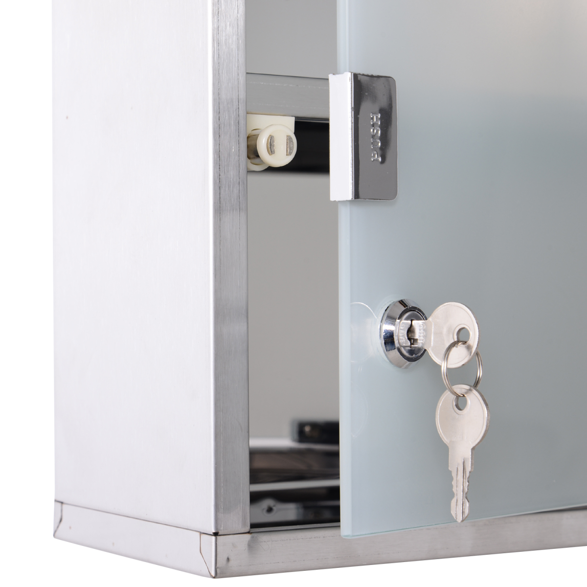 Wall Mounted Medicine Cabinet-Silver