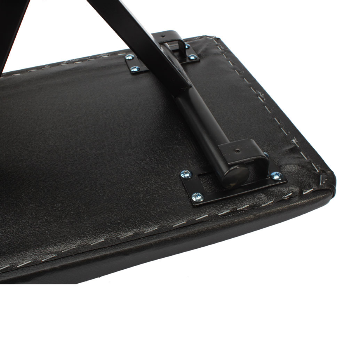Adjustable Folding Piano Bench Stool Seat Black