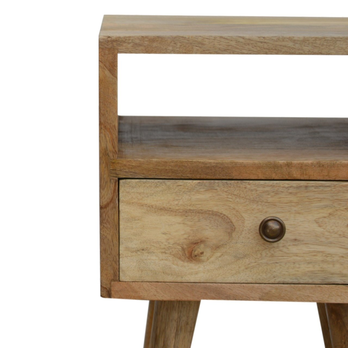 Artisan Furniture Solid Wood Mini Oak-ish Bedside
