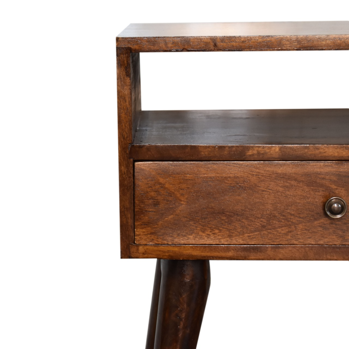 Artisan Furniture Solid Wood Modern Chestnut Solid Wood Bedside