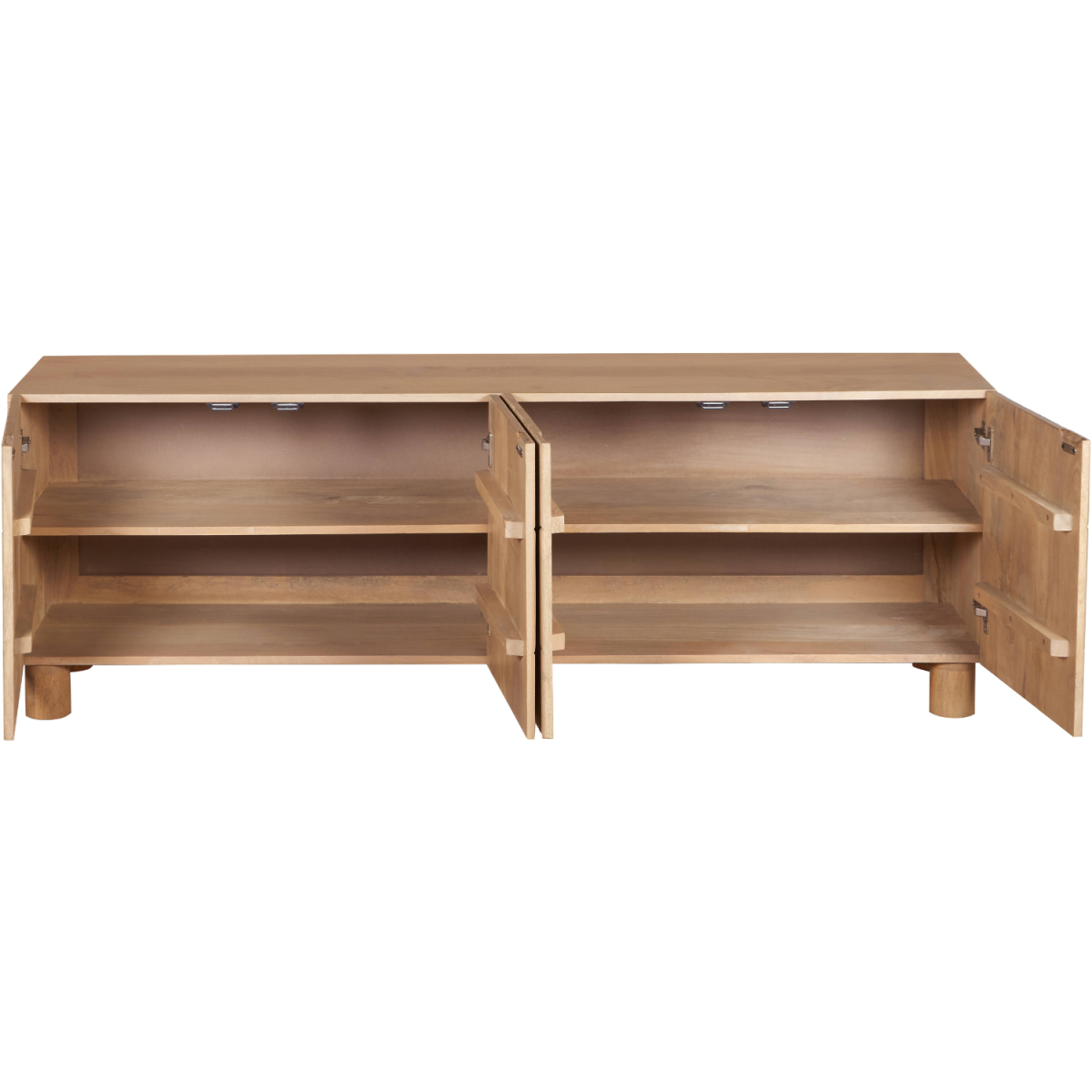 Austin Solid Wood Large Low Board Tv Cabinet