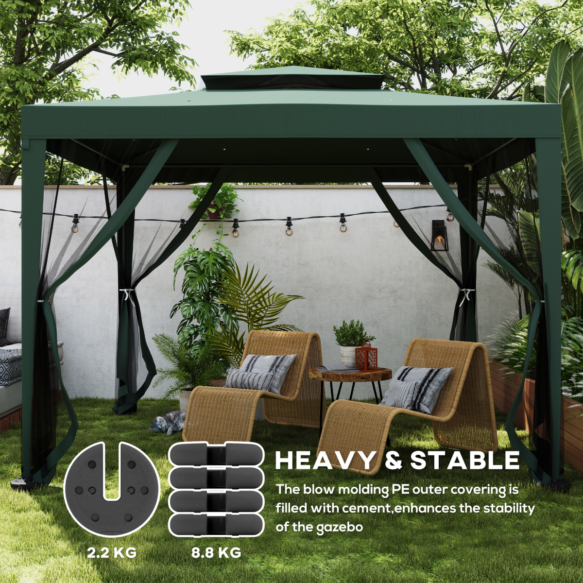 Tent Weight Base, 4pcs Anchor Weights