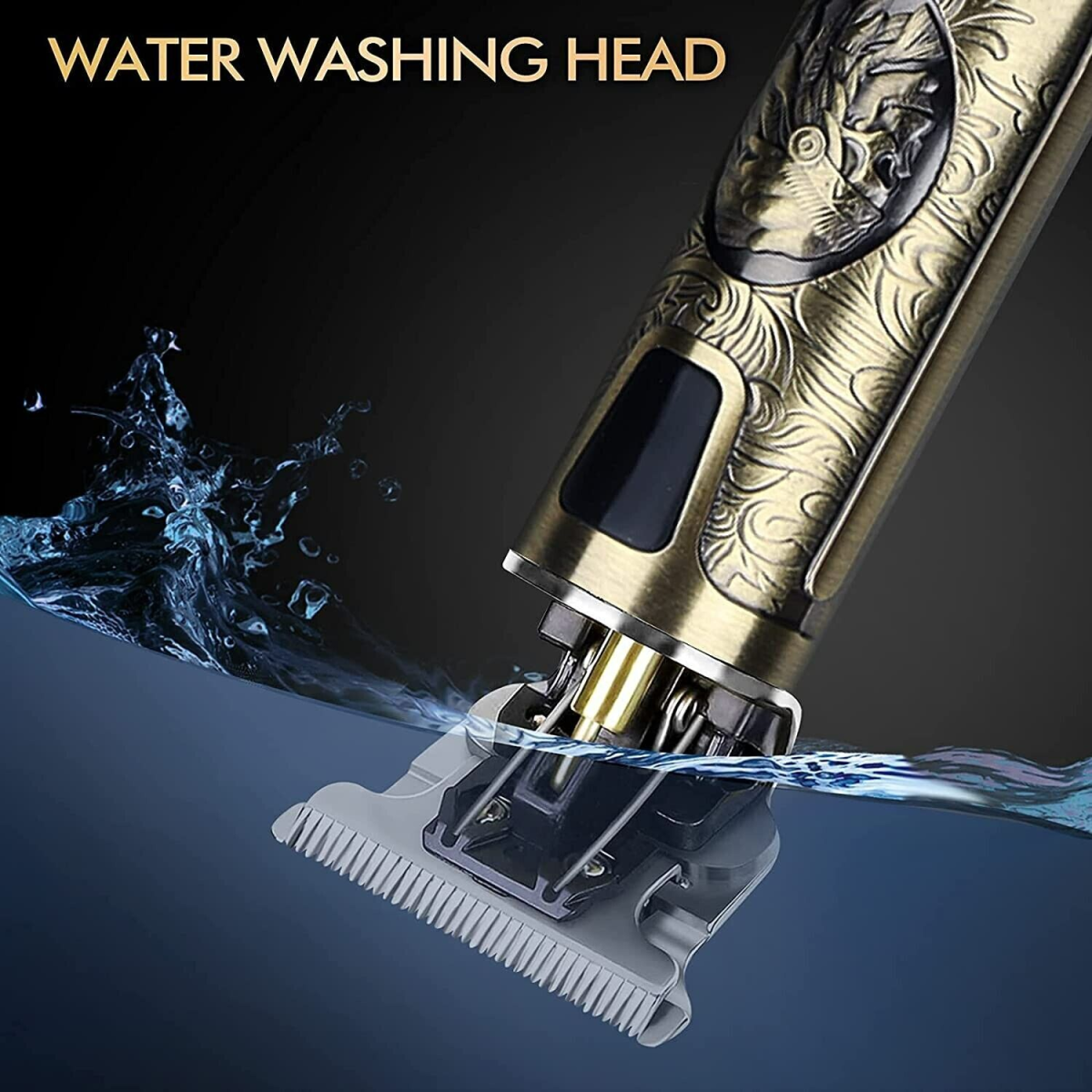Small LCD Screen Display Professional Men Cordless Hair Clippers Beard Trimmer Cutting Machine Kit